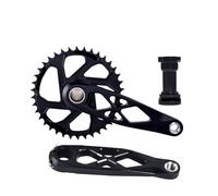 Générique Pédalier de VTT 24 mm, axe Creux 165/170/175, Compatible Shimano(Crank 38T BB,170mm)
