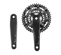 Générique Pédalier Triple cône carré 104/64 BCD 3x9 3x10 Vitesses for vélo | Pièces de rechange de cyclisme à manivelle carrée à triple plateau