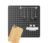 Générique Peg Board, Wall Mounted Panel, Desk Organization System, Space-Saving Storage Grid, Functional Display for Living Room Craft Study Office Students Kitchen Kids Children Daily Use