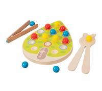 Générique Peg Panel Beads Game, Bead Matching Game Wood Panel, Interactive Learning Toy for Kids with Colorful Pegs and Board, Educational Activity for Developing Fine Motor Skills, Classification