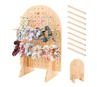 Générique Pegboard Display Stand Tabletop | Heavy-Duty Organizer Shelf For Jewelry, Keychains, Necklaces, Perfect For Craft Shows, Retail Store Booths, Art Fairs, Selling, And Home Display