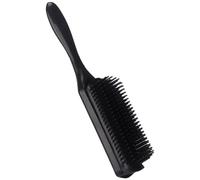 Générique Peigne à 9 Rangées en Abs Noir, Brosse Coiffante pour Cheveux Lisses et Bouclés, Respectueux du Cuir Chevelu, pour Femmes et Hommes
