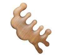 Générique Peigne à Cheveux en Bois Large Dent pour Massage Crânien et Stimulation Circulation Sanguine, Design Anti-statique, Maison Voyages