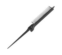 Générique Peigne à Cheveux Professionnel Noir en Plastique pour Coloration Précise et Usage Polyvalent, pour Coiffure et Mise en Évidence à Domicile