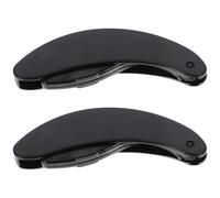 Générique Peigne à Cils et Sourcils Pliable en Acier Inoxydable Lot de 2 Séparateur de Cils Portable Noir Outil de Maquillage Réutilisable pour Routine Beauté Quotidienne