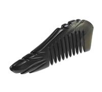 Générique Peigne à Dents Larges en Corne Naturelle de Bœuf Peigne Démêlant Antistatique pour Cheveux Bouclés du Cuir Chevelu Taille Large 13-14 CM Accessoire Coiffure Portable pour Femmes