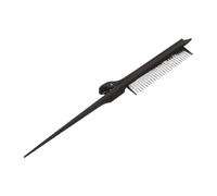 Générique Peigne à Queue de Rat en Plastique Noir Toucher Doux, Utilisation Polyvalente pour Coiffage et Coloration des Cheveux à Domicile