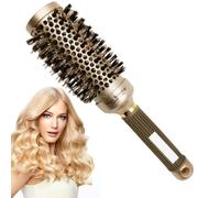 Générique Peigne À Rouleau Bou rosse Démêlante À Cheveux, Sèche-Cheveux Pour Femmes, Sèche-Cheveux Peigne À Fourrure Bou Peignes À Cheveux Anti-brûlure, Peignes À Rouleaux Avec Poignée Anti