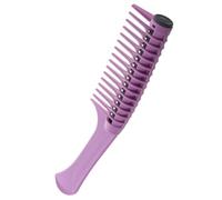 Générique Peigne à Teinture Capillaire Polyvalent en Plastique Violet, Peigne à Mèches et Rouleaux pour Coloration, Soin à L'huile et Coiffage Professionnel et Usage Domestique, Outil
