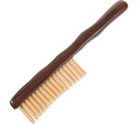 Générique Peigne Bois de Santal Double Rangée Dents Masseur pour Cheveux Bouclés Accessoire Naturel Portable Soins des Cheveux pour Femmes et Filles