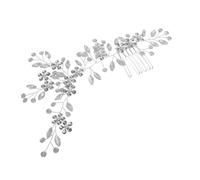 Générique Peigne de Mariage Fleur Alliage avec Accessoire Coiffure Élégant pour Mariée et Demoiselle et Confortable Décoration Cheveux Chic pour Cérémonie et Soirée