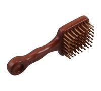 Générique Peigne de Massage du Cuir Chevelu en Bois de Santal Massif Peigne Démêlant à Dents Larges Brosse de Soin Portable pour Différents Types de Cheveux pour Massage et Voyage