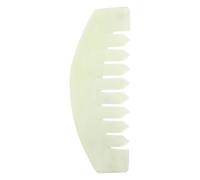 Générique Peigne de Massage en Jade Naturel 1 Pièce Large Dents pour Cuir Chevelu Visage et Corps Outil de Soin Relaxant pour Parents Stimulation Circulation Sanguine et Détente