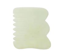 Générique Peigne de Massage en Jade Vert pour Cuir Chevelu Portable Design Élégant et Détails Raffinés pour Soulager les Maux de Tête Quotidien