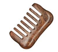 Générique Peigne de Massage Outil de Grattage Capillaire en Bois de Marron Facile à Transporter, pour Massage Crânien à Domicile