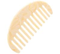 Générique Peigne Démêlant Antistatique Peigne à Dents Larges pour Cheveux Bouclés en Acétate Facile à Nettoyer Portable et Léger pour Usage Quotidien