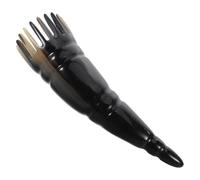 Générique Peigne en Corne de Bœuf Naturel Expérience Douce et Apaisante pour Massage Cuir Chevelu, Anti-statique, Grosse Taille pour Soin des Cheveux