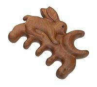 Générique peigne lapin rabbit bunny anatole france coelho comb de lapin de Pâques peignes de massage peigne à cheveux pour femme peigne à gratter peigne de massage en bois de santal
