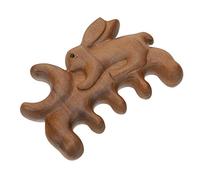 Générique peigne lapin rabbit bunny anatole france peignes coelho peigne de décoloration peigne en corne shampooing cuir chevelu chien peigne portatif peigne de massage antistatique en bois