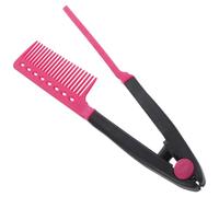 Générique Peigne Lisseur Pliable Forme V pour Cheveux Outil Coiffure Salon Lissage et Soin Du Cheveu Adapté Usage Domestique et Professionnel Couleur Aléatoire Couleur Aléatoire