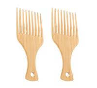 Générique Peignes à Dents Larges Poignée Solide en Matériau Synthétique 2pcs Résistants Chute pour Hommes pour Salon de Coiffure et Voyage