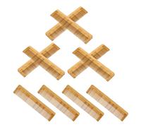 Générique Peignes de Coiffure en Bambou Légers et Solide Ensemble de 10 Portables Peignes Démêlants pour Hommes Coiffage Quotidien