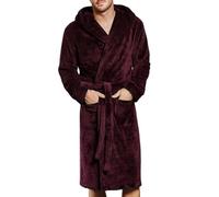 Générique Peignoir de Bain Homme,Robes Longues pour Homme Poncho fin et doux Couleur Unie Nuit confortable pyjama Idéal Mariage, EVJF, Lune Miel