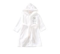 Générique Peignoir de Bain pour Enfant Bébé Garçon/Fille à Capuche, Peignoir Enfant Hiver Mignon Animal Doux Chaud Polaire Robe de Chambre/Pyjamas 1-7 Ans avec Ceinture pour la Vie Quotidienne