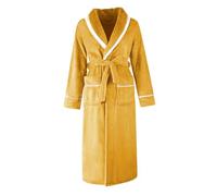 Générique Peignoir de bain pour Homme Pyjama Respirant col en V avec Ceinture fin et doux Couleur Unie Nuit Toutes les Saisons Idéal la maison, piscine