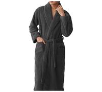 Générique Peignoir de bain pour Homme Robes Chambre et Kimonos avec Ceinture Vêtements détente nuit du Matin Longues Toutes les Saisons Casual Maison Automne Hiver