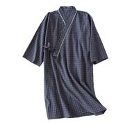 Générique Peignoir Doux pour Homme Kimono Japonais Poncho de Bain Vêtements détente et nuit Longue Robe Chambre Toutes les Saisons SPA Piscine Plage