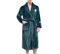 Générique Peignoir Doux pour Homme,Pyjama Respirant col en V Léger et long fin Kimono Longue Robe de Chambre voyage Idéal la maison, piscine