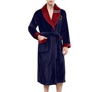 Générique Peignoir Homme Polaire Super Douce À Capuche avec Ceinture Taille Capuche Doux Peignoir De Bain Peignoirs Ultra Doux Peignoir Polaire Homme