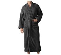 Générique Peignoir Homme Robe De Chambre Poncho Grande Taille Eponge Kimono Japonais Capuche Peignoirs Bain Coton Personnalisé Nid D'abeille Microfibre