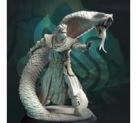 Générique Peinta 3D - Imp. haute qualité de figurine en résine à peindre de chez DM Stash dans l'univers An Eastern Journey - Yin Zhu en 3+1 pièces (2 tailles dispo) (75mm : 70.29 x 68.34 x 97.55 mm)