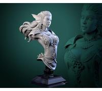 Générique Peinta 3D - Impression de haute qualité de Figurine en résine - Box du mois de Janvier 2025 - Buste de So-Daya + Tutoriel YouTube - Apprenez à peindre avec Peinta 3D et Valhalla Painting