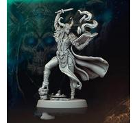 Générique Peinta3D - Figurine en résine à peindre, Univers de Archvillain Games Archvillain Society Vol. XXXVI - Relliander Strix - Beguiler - dim. 35.57 x 24.95 x 46.77mm + 25.96 x 25.96 x 11.62mm