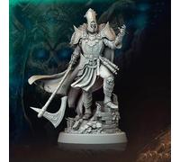 Générique Peinta3D - Figurine en résine à peindre, Univers de Archvillain Games Archvillain Society Vol. XXXVI - Ndollask - Deathgorger - dim. 37.07 x 23.22 x 44.66mm + 26.53 x 26.53 x 18.19mm