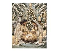 Générique Peinture 5D à soi-même avec des Perles Décoration Murale de pour Adultes Artisanat et DIY Jouets intérieur extérieur éducation créative Cadeau Festive (C, 20 * 20)