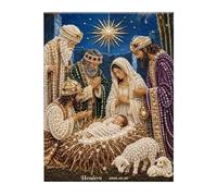 Générique Peinture 5D à soi-même avec des Perles Décoration Murale de pour Adultes Artisanat et DIY Jouets intérieur extérieur éducation créative Cadeau Festive (B, 20 * 20)