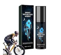 Générique Peinture À La Pulvérisation Réfléchissante - Vêtements De Vélo De Nuit En Plein Air Spray | Peinture En Tissu Lumineux | Glow Dans La Laque Multi- Sombre, Seulement Visible Dans L'obscu