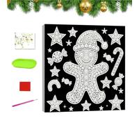 Générique Peinture De Perles Décoration Thème Noël en Gemmes Artisanale