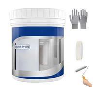 Générique Peinture DéPolie à Base D'Eau à SéChage Rapide Pour Vitres, RevêTement ImperméAble Pour Vitres DéPolies, IdéAle Pour La Salle De Bain, La Cuisine Et Le Bureau (500g)