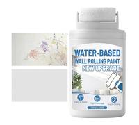 Générique Peinture Intérieure Blanche | 100 g Rouleau blanc à effet couvrant | Peinture Murale Intérieure | Pour salle de bain, séjour, plinthes, meubles, cuisine, couloir, armoires,