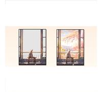 Générique Peinture Lumineuse Décorative à LED, Conception De Cavité Sonore Entièrement Fermée, Plaque De Guidage De Lumière en Acrylique, Lumière Dambiance De Chambre