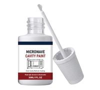 Générique Peinture micro-ondes 30 ml Enduit blanc polyvalent | Peinture intérieure micro-ondes haute température pour réfrigérateurs, sèche-linge, lave-linge, lave-vaisselle, surfaces