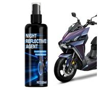 Générique Peinture phosphorescente en spray | Agent réfléchissant 120ml | Peinture lumineuse,pour Vélo Plein Air Pêche Cyclisme Course à Pied Sac à Dos Casque Poussette Tissu Vêtements