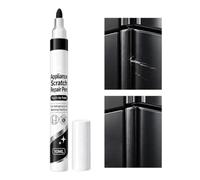 Générique Peinture pour frigo 10 ml séchage portable pointe précise | stylo peinture réparation rayures armoires meubles bords machines à laver Noir