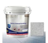 Générique Peinture pour Sol Époxy | Auto-nivelante, résistante à l'usure - Peinture pour sol époxy avec sable coloré,Pour béton, maison, logement, extérieur, douche, garage