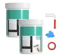 Générique Peinture pour verre dépolie transparente à base d'eau, imperméable et résistante aux UV, pour fenêtres, salle de bain, cuisine, portes coulissantes (100g*2)